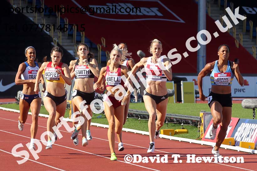 Womens 800 metres, 2019 Muller British Championships, Alexander Stadium, Birmingham. Photo: David T. Hewitson/Sports for All Pics